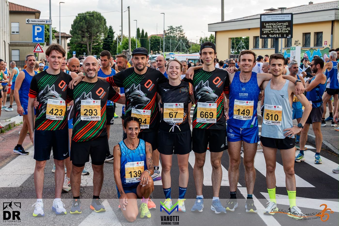 Team Runners Academy prima della partenza