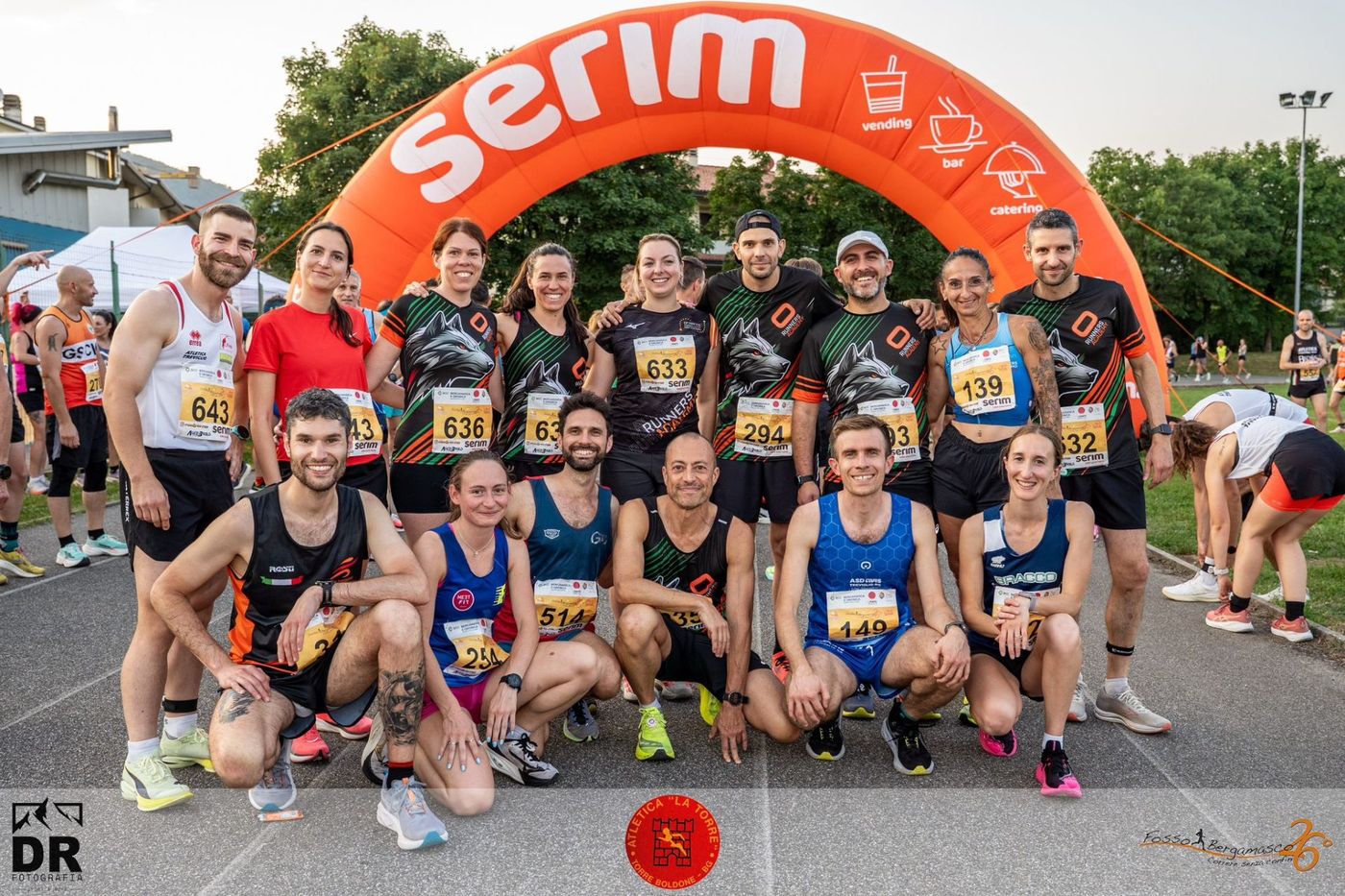 Team Runners Academy alla linea di arrivo